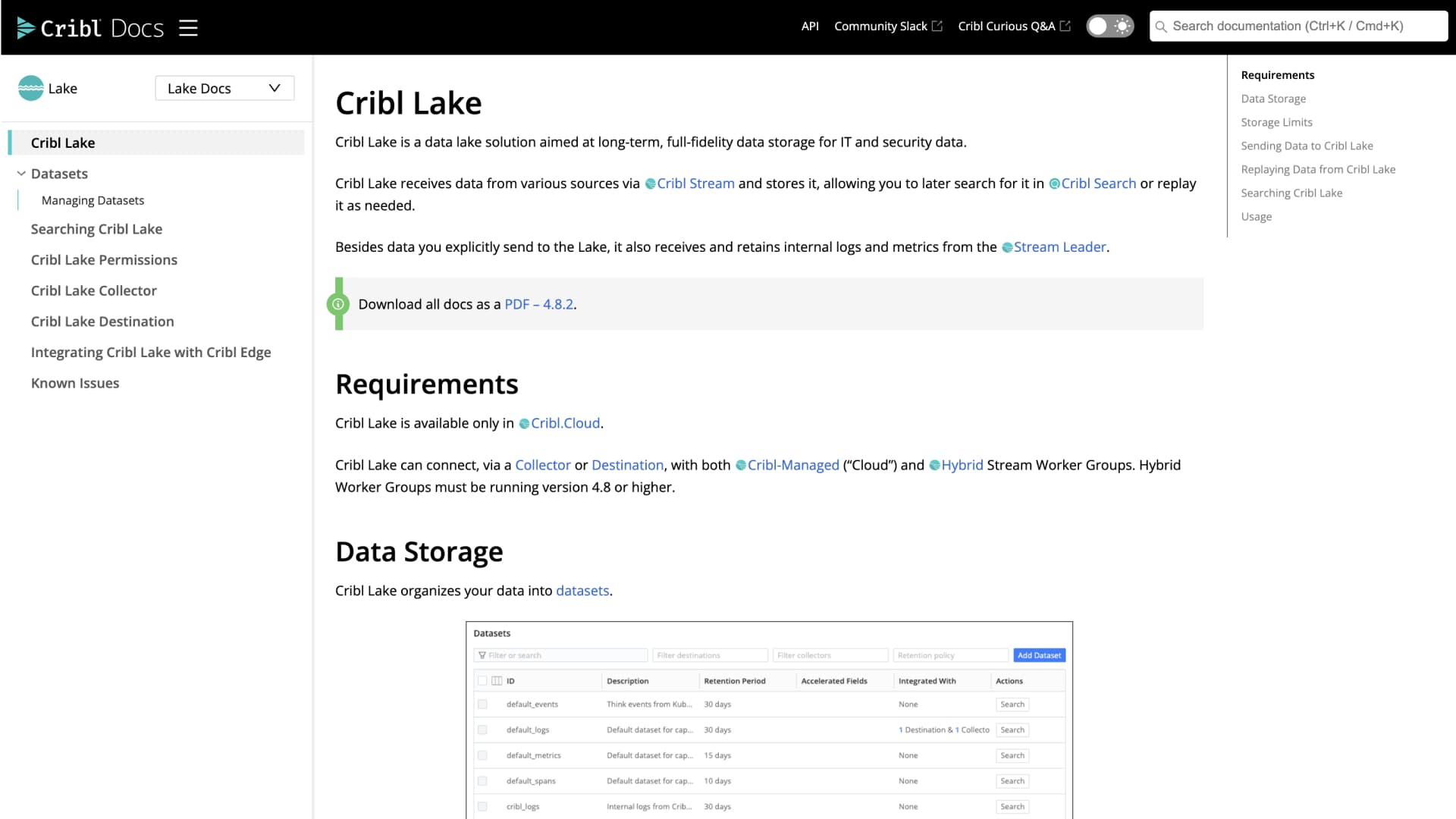 Resources - Docs - Cribl Lake.jpg