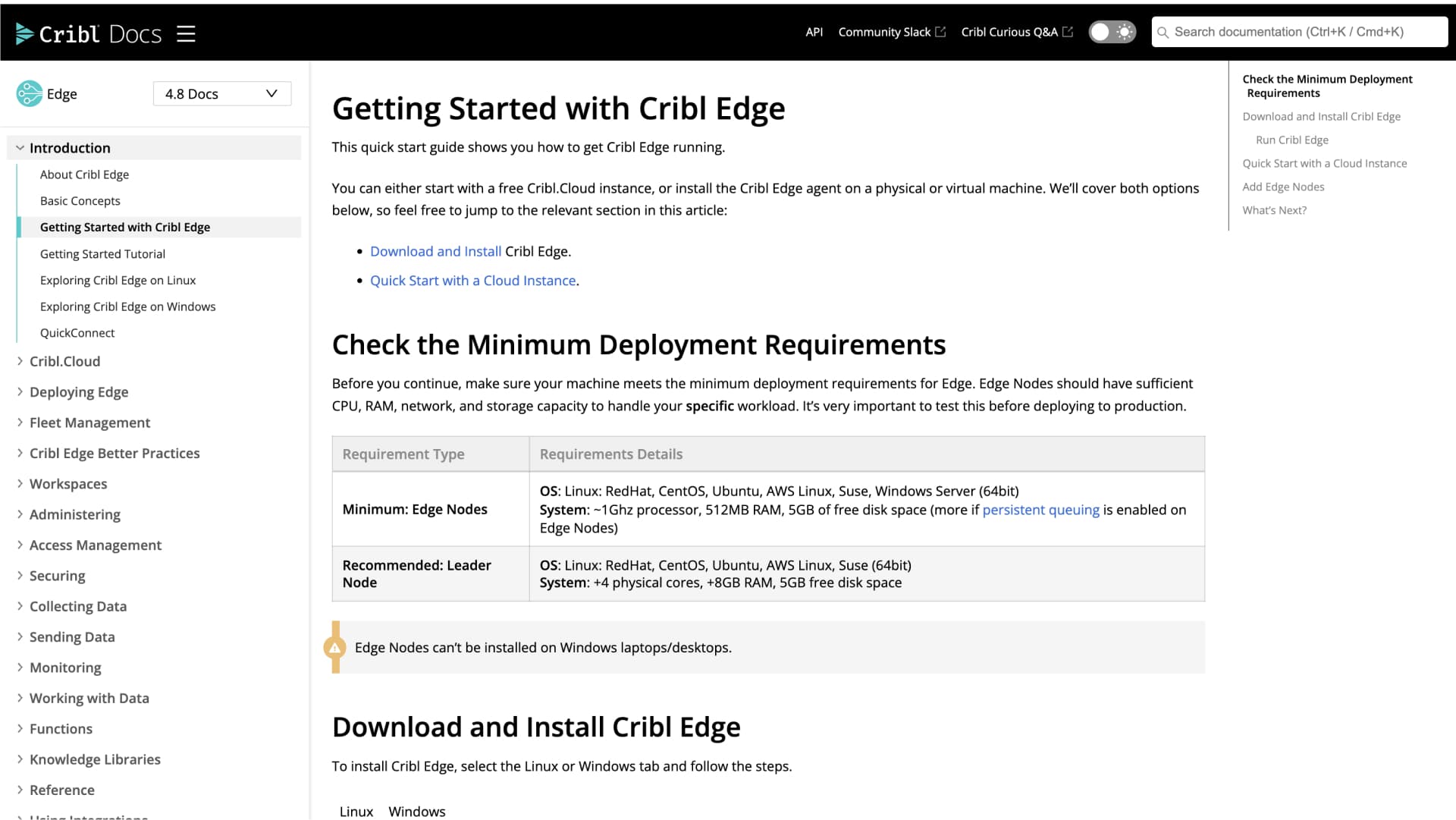 1Resource - Docs - Getting Started with Cribl Edge.jpg